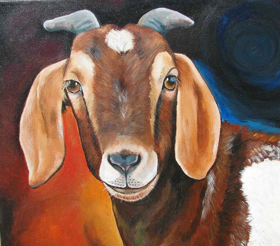 goat painting